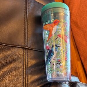 coolgear 32 oz  Bird Tumble with screw on typeTeal Lid